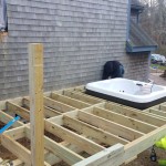 Deck Joists Framed in Deck Joists Framed in
